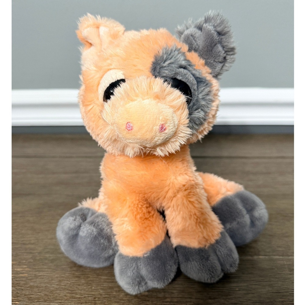 Aurora Dreamy‎ Eyes Pickles the Peach & Grey Pig Plush